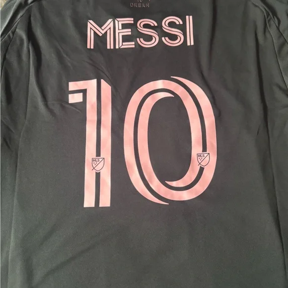 Adidas Black T-Shirt with Pink Emblem